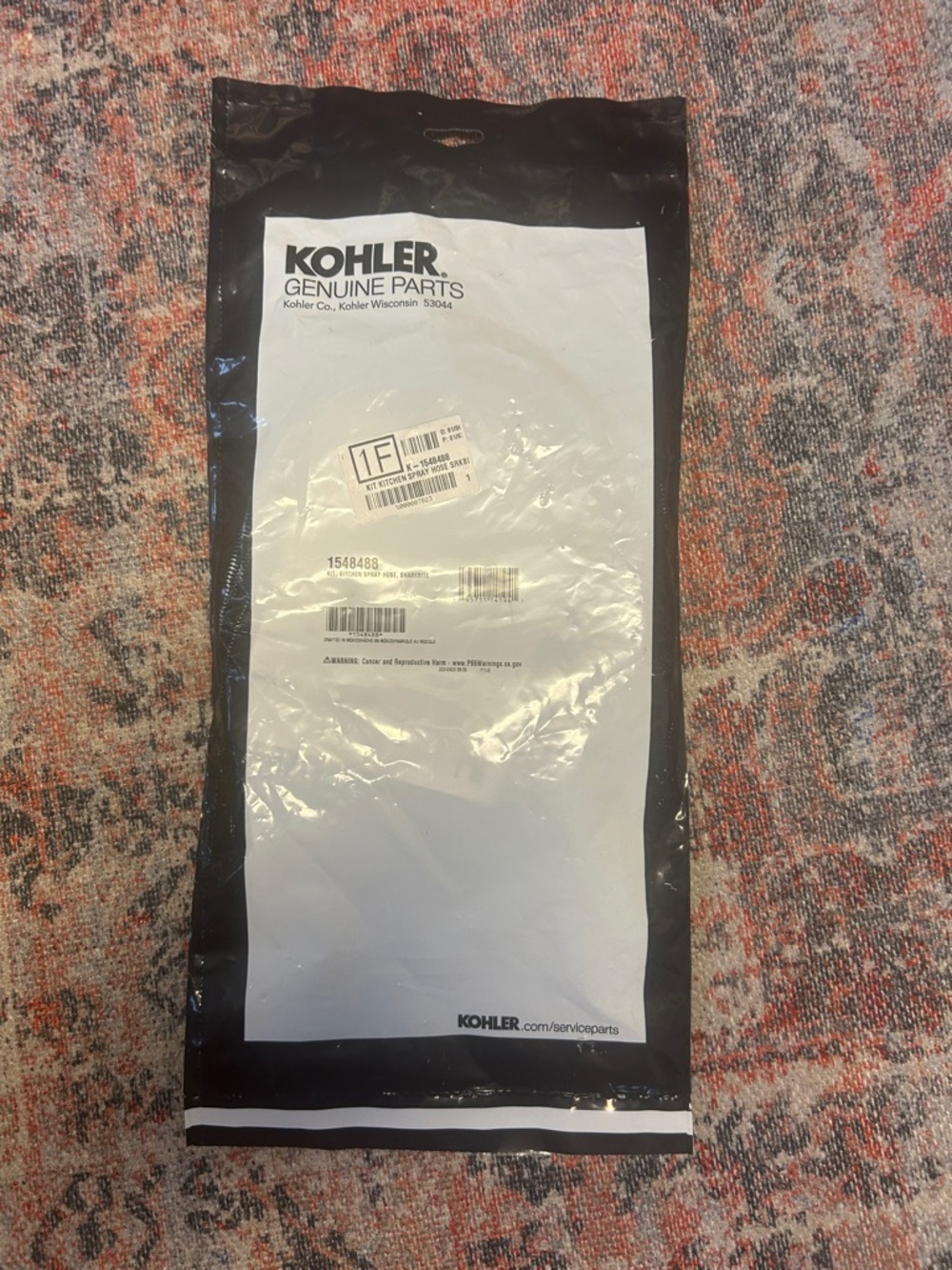 Kohler Genuine Parts Pack - Sharkbite Kitchen Spray Hose Kit